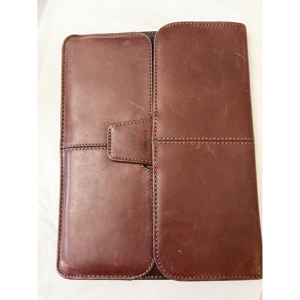 Natural Oiled/ Leather Targus Hughes Portfolio iPad Case Brown 10.5” x 8.5”